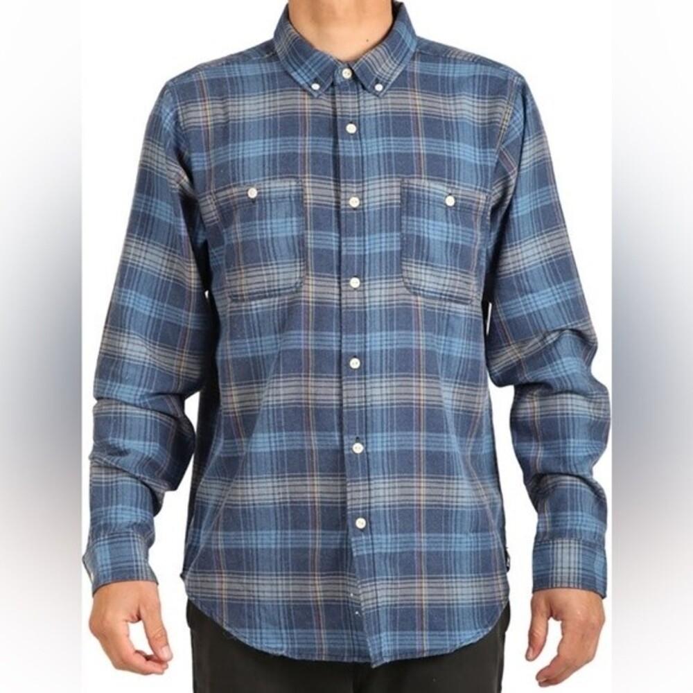 Ezekiel Men's NWT Dalton Plaid Flannel Style Long Sleeve Button Down Shirt M